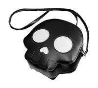 Genérico Bolsa Skull - Bolso De Hombro Gótico De La Cabeza Del Esqueleto | Elegante Bolso En Forma De Calavera Resistente Al Desgaste | Bolsa De De Moda Para Mujeres, Regalo Ideal Para Novia O
