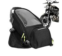 Genérico Bolsa Sobredepósito Para Motocicleta, Bolsa De Tanque Magnética Multifuncional Con Funda Transparente Para Teléfono, Impermeable Y Resistente Al Desgaste, Compatible Con Motocicleta