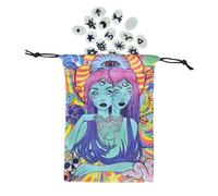 Genérico Bolsa Tarot | Bolsa de Transporte Tarot Terciopelo para Juego | Organizador Protector Accesorios Adivinación para Entusiastas Cristales | Adolescentes Adultos Viajes Fiestas