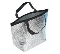 Genérico Bolsa térmica de 14 cm para almuerzo, bolsa térmica con forro de aluminio, ideal para playa, camping, trabajo, hogar, picnic, compras y comida para llevar.