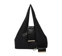 Genérico Bolsa Tote Con Llavero, 50 X 60cm, Plegable Polipiel Para Compras | Diseño Compacto Tamaño Palma Con Textura De Grano Fino & Argolla Metálico Para Mujeres Estudiantes Maestras Viaje