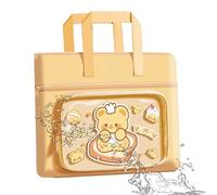 Genérico Bolsa Tote Libro - Bolsa Para Útiles Con Dibujos - Gran Capacidad Impermeable Con Cremallera Tote Para Niñas Niños Estudiantes Trabajo Viajes Vacaciones Playa Escuela Picnic Fin De Semana