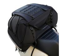 Genérico Bolsa Trasera para Moto | Bolsa para Asiento Trasero de Motocicleta Impermeable - Maleta Sillera Impermeable Reflectante para Viajes con Lluvia Trayectos Nocturnos Y Carretera