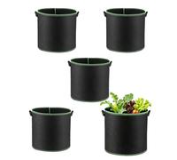 Genérico Bolsas Cultivo 19 L,Tela No Tejida Transpirable con Asas,Bolsas No Tejidas Engrosadas para Plantas | Uso En Interior Verduras Tomates Fresas Frutas Y Flores Hogar Patio Balcón