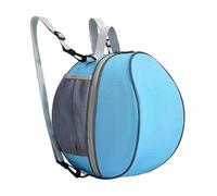 Generico Bolsas de baloncesto para niños - Large Adjustable Waterproof | Youth Bag Single Ball Competition Daily Volleyball Travel School Teens Coaches Players, Lake Blue, riferimento alla