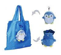Genérico Bolsas De Compras Plegables, Con Llavero, Lindas Bolsa Reutilizables De Peluche, Bolsas Tela Para, Mujeres, Niñas, El Mercado, La Escuela Y La Playa
