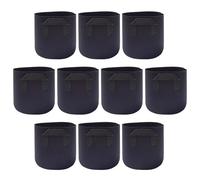 Genérico Bolsas De Cultivo - 10 Piezas De Macetas Portátiles En Tela No Tejida,Bolsas para Cultivar Patatas - para Verduras Interior Exterior Jardinería Y Plantación Balcón Y Parque