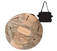 Generico Bolsas de supermercado reutilizables - Tote Bag | Plegable para la feria Picnic Outdoor Supermarket Moving Day Camping Fitness Class, Negro, riferimento alla descrizione