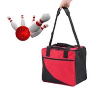 Genérico Bolsas para Bolas de boliche - Bowling de Tela Oxford con - Bolso para Bolos con portabolas Acolchado - Se Adapta a Zapatos de Bolos de Talla 15 de Hombre y Accesorios