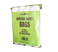 Genérico Bolsas para Carne de Caza, Pack de 4, Poliéster, 30,5 x 122 cm, Blanco Total Peep