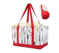 Genérico Bolsas para la Compra de Comestibles,Impermeable Y Aislado Con Bolsillos | Grandes Portacompras Para Supermercado - Para Hogar Apartamento Cocina Picnic Mercado Mujeres Familia