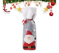 Genérico Bolsas para Vino De Navidad - Festivo Reutilizable con Cordón Ajustable | Bolsas para Botellas De Vino De Navidad | para Cumpleaños, Viajes, Fiestas, Año Nuevo y Reuniones Familiares