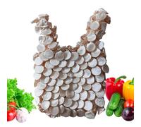 Genérico Bolsas Reutilizables de la Compra de Alimentos,Lavable y Plegable,Bolsas de Compras para Supermercado y Alimentos | para Desplazamientos Diarios Viajes Campamentos Cocina Fiestas y Picnics