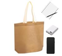 Genérico Bolsas Reutilizables Para La Compra - Bolsas de No Tejido | Tejido No Tejido Gran Capacidad para Exterior Playa Picnic Conferencia Cocina