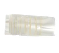 Genérico Bolsas Termorretráctiles Transparentes para Botellas, 400 Unidades Tamaño 3.5x3.8 Cm, Película Selladora Térmica para Cierre Seguro de Tapas, Envoltura Retráctil para Uso