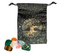 Genérico Bolsas Y Fundas para Tarot - para Cartas De Oráculo Y Tarot | Vintage para Barajas, Maquillaje, Halloween, Lectura Y Joyas para Principiantes