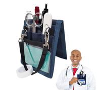 Generico Bolsillo organizador para enfermeras portátil | Banana Bag para camiseta médica con múltiples compartimentos, porta bolígrafos y accesorios de trabajo sanitario - Práctico accesorio para