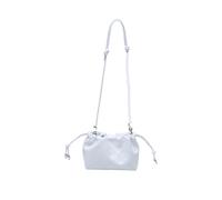 Genérico Bolso bandolera convertible con cordón ajustable y cierre magnético for mujer. Abertura deformable(WHITE,(30cm(Max Length(50cm))