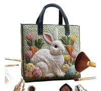 Genérico Bolso De Conejito: Bolsoo De Conejo, Bolsos De De Pascua, Lindo De Mano De Animales | Para Niñas, Niños, Niños, Al Aire Libre, Caza De Huevos De Pascua, Compras De Comestibles,