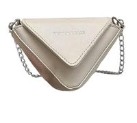 Genérico Bolso de de cuero, bolso de para mujeres,Pequeña cadena de embrague Triángulo de bolso con forma de - Fanny Pack Shoulder Bag para mujeres, niñas, novia, hermana