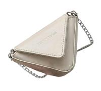 Genérico Bolso de de cuero, bolso de para mujeres,Pequeña cadena de embrague Triángulo de bolso con forma de | Fanny Pack Shoulder Bag para mujeres, niñas, novia, hermana