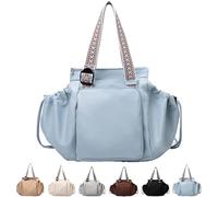 Genérico Bolso de diario Emma&Kate, mochila de gran capacidad (2026), organizador de viaje ligero con bolsillos, bandolera, para viajes y trabajo.,Blue