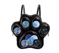 Genérico Bolso De Hombro - Organizador Coleccionable Con Cremallera, Multifuncional De Gran Capacidad Con Ventana Transparente | Para Adolescentes Fans Hermanas Amigos Playa Cita Nocturna Festival