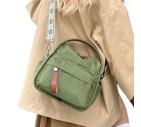 Genérico Bolso De Hombro Para Mujeres - Correa Ajustable con Cremallera y Asa | Tote de - para Damas y Chicas, para Viajar, Universidad, Compras, Citas, Uso Diario y Fiesta de