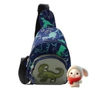 Genérico Bolso de la bufanda para Les, Cartoon Dinosaurio Sling Bag
