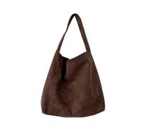 Genérico Bolso de mano de Ante para mujer, bolso de la compra,Tamaño Grande para Universidad y Trabajo, bolsillos de Ante, para universidad, escuela, trabajo, oficina, compras, vida cotidianade Ante