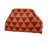 Genérico Bolso de Mano Tejido a Croché - Bolso Viaje Estilo Bao,Clutch Ligero y Estiloso para Noche Casual Bodas Viajes Vacaciones Accesorio