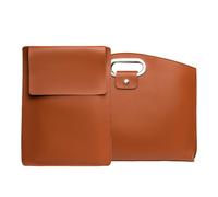 Genérico Bolso De Trabajo Para Mujeres | Bolso Tote Elegante De Piel PU,Set De Para Laptop De Cuero PU,Para Hombres Lugar De Trabajo Viaje Escuela Universidad Profesor Enfermera Viajero