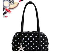 Genérico Bolso hobo de bolos retro de gran tamaño, bolso de hombro suave y holgado, bolsos multiusos para el trabajo, la escuela y el viaje