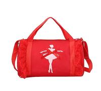 Genérico Bolso para niños mochila de baile de un hombro a la bolso escolar de Ballet bolso de baile de princesa para niñas (Red One Size)