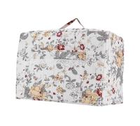 Genérico Bolso Tote Boho Para Serge, Detalle De Bolsillo Con De Encaje, 43x24x35cm, Antipolvo Para Máquina De Coser Floral Con Bolsillo, Acolchada Para Máquina De Coser, Plegable Compacto,