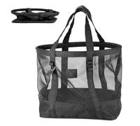 Genérico Bolso Tote De Malla De Playa - Tela Oxford De Malla De Nylon 50x41x31cm, De Piscina | Bolsas Impermeables Resistentes A La Y De Secado Rápido Para Accesorios De Ropa De Vacaciones Vacacion