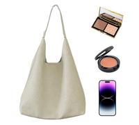 Generico Bolso tote de piel para mujer, impermeable, para el día a día, bolso de hombro, riferimento alla descrizione