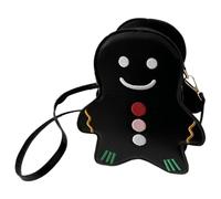 Genérico Bolsos De Hombro Para Mujer - Lindo Mini Mensajero Del Hombre De Pan De Jengibre Como Un Elegante Diario | Moderno Para Citas, Compras, Viajes, Accesorio Elegante Para Pase