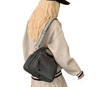 Genérico Bolsos para Mujeres | Bolsos de Mano con Correa Ajustable y Asa,de Nylon para Mujer Bolso de Mano | para Damas y Chicas, para Viajar, Universidad, Compras, Citas, Uso Diario y Fiesta de