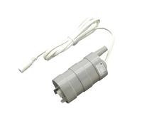 Genérico Bomba de agua sumergible con cepillo, 12 V CC, 24 V CC, con enchufe hembra, caudal máximo de 1000 l/h, elevación máxima de 5 m.(12V White)