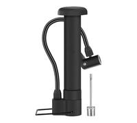 Generico Bomba de aire compacta de acero de 11,22 pulgadas, bomba de aire compacta con aguja para baloncesto, fútbol, fútbol, voleibol, neumáticos de bicicleta, uso portátil