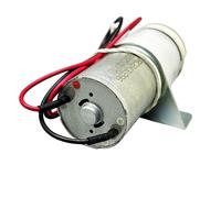 Genérico Bomba de aire con motor Micro 370 JQB2438 DC5V-12V, minibomba de presión de oxígeno de 27 mm con soporte, monitor de sangre for acuario y pecera.
