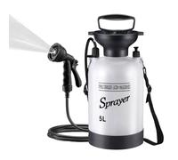 Genérico Bomba De Ducha Manual De Campamento | Ducha Portátil Externa para Excursiones Y Actividades Al Aire Libre | Accesorio Múltiple | Tanque 5L-8L con lanca para Animales Plantas De Esta