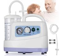 Genérico Bomba De Succión Eléctrica, Portátil para El Cuidado del Hogar, Bajo Nivel De Ruido De 65 Decibeles, Bomba De Lubricación Sin Aceite