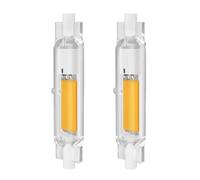 Genérico Bombilla LED R7S 78 mm Regulable 15 W, R7S LED 78 mm 15 W Equivalente a Bombillas Halógenas 100 W 150 W, Blanco Natural 4000 K 1500 LM, ÁnguloHaz 360 Gradoso,Blanc Naturel,2er Pack 78mm