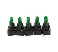 Genérico Bombillas LED T5-10PCS Luces De Grupo De Indicadores De Tablero De Vidrio De Cuarzo Indicadores De Panel De Instrumentos De 12V | Accesorios Universales De Repuesto Para Interiores | De
