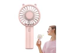 Genérico Bonito Ventilador de Mano - Ventilador Eléctrico Refrescante - Manual Portátil Mini USB Recargable Personal De Escritorio Silencioso Con Fuerte Flujo De Aire Para Exteriores