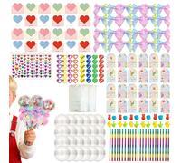 Genérico Bonitos Suministros Escolares Estéticos - Lápices para Diarios y para Tomar Notas | Papelería de San Valentín para Niños - para Clase Escuela Día de San Valentín Fiesta Regalo Aula