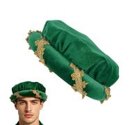 Genérico Bonnet - Puffed Padded Millinery, Aristocratic Theatre Apparel, Classic Monarch, Elegant Stage Performance Wear | Luxury Historical Dress Accessory, Great for Stage Show Masquerade
