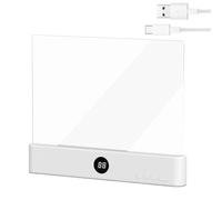 Genérico Book Lamp - 3 Colors Rechargeable with Timer, LED Panel Book Lamp s with Eye Protection Filter, Portable Flat Page Illuminator, Ideal for Women Men Readers Home Travel Dorm